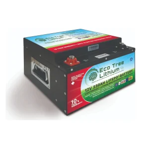 Eco Tree Lithium 12V 230Ah Bluetooth heated under-seat LiFePO4 battery