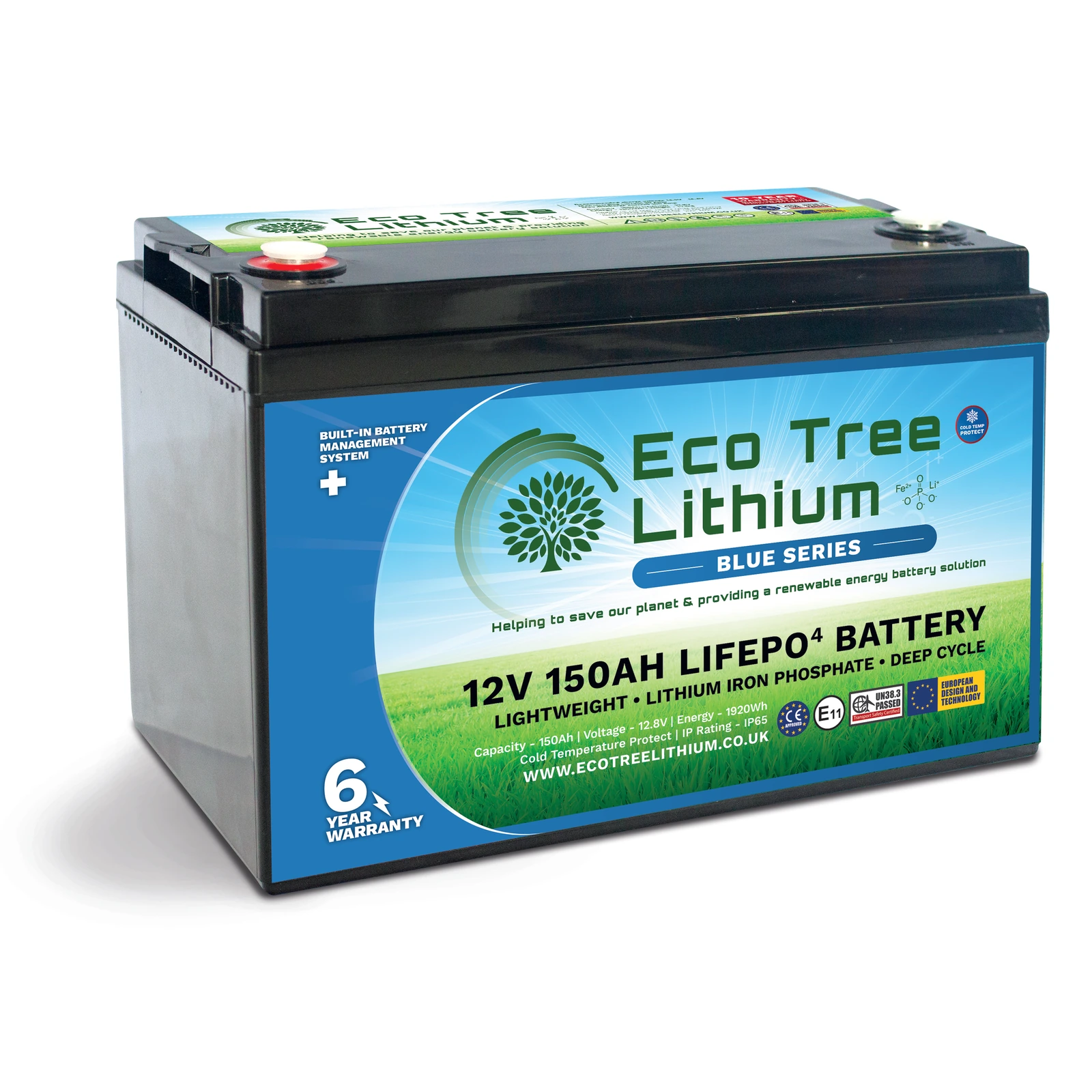 12v 150AH Bluetooth & Heater Lithium Battery LiFePO4